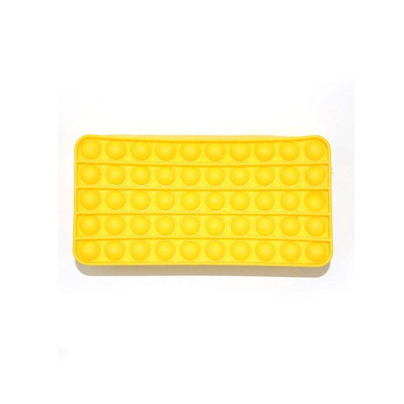 Pop Pencil Case, Fidget Pencil Pen Case Simple Sensory Silicone Bubble Toy, Stationery Storage Bag Decompression Toy For Kids, School Season Gifts, Office Stationery Organizer, Christmas Gifts