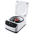 Centrifuge Machine, 100-1900xg RCF Electric Laboratory Centrifuge Machine with 1 Rotor for 2/5/10/15ml Tube Capacity, Low Speed 500-4000rpm with Timer, Widely Used in Various Experiments