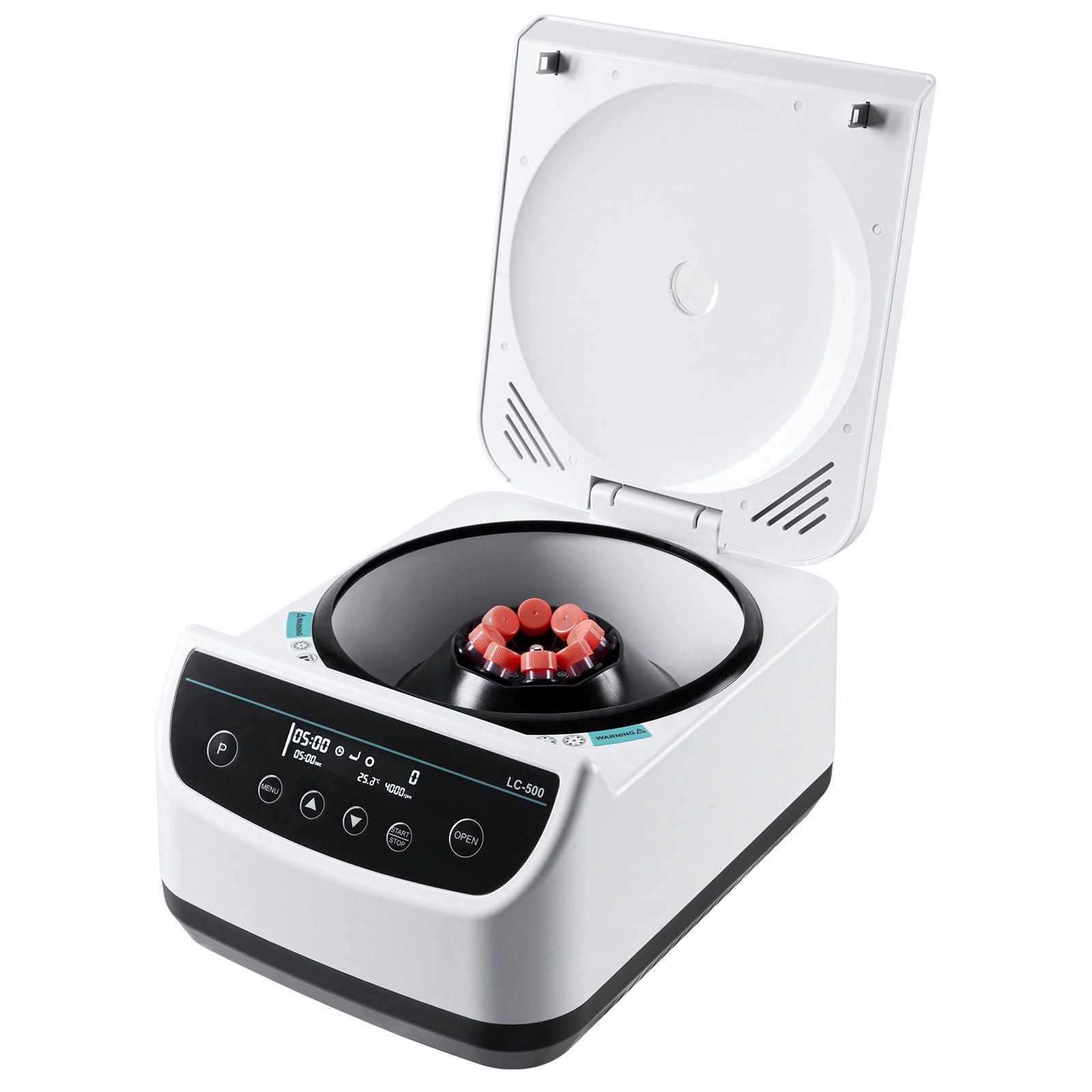 Centrifuge Machine, 100-1900xg RCF Electric Laboratory Centrifuge Machine with 1 Rotor for 2/5/10/15ml Tube Capacity, Low Speed 500-4000rpm with Timer, Widely Used in Various Experiments