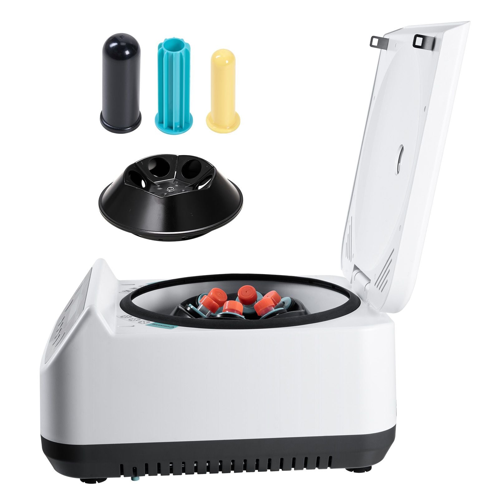 Centrifuge Machine, 100-2100xg RCF Electric Laboratory Centrifuge Machine with 1 Rotor for 2/5/10/15/50ml Tube Capacity, Low Speed 500-4000rpm with Timer, Widely Used in Various Experiments