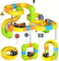 3D Gravity-Defying Electric Magnetic Train Set – 105PCS Modular Reconfigurable Race Track Kit, STEM Educational Building Toy for Kids 3-12, Safe & Durable for Boys Girls