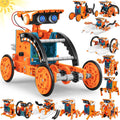 13-in-1 Education Solar Robot Toys for Age 8-12, DIY Building Science Experiment Robots Kit Birthday Gifts for 8 9 10 11 12 Years Old Boys Girls Kids Teens, Solar Powered by The Sun