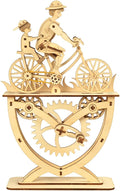 3D Puzzle for Adults, Wooden Puzzles Father Bicycle Mechanical Gear Model Building Kits, DIY Wood Crafts Unique Collection, STEM Hobbies for Women Men (Father & Son)