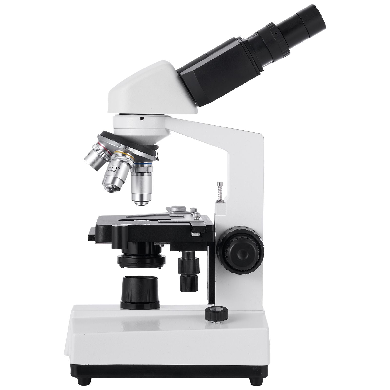 Binocular Microscope, 40-5000X Magnification, Professional Compound Microscope for Adult with Dual Stage and Two Sets of Eyepieces, Aluminum Alloy Body, Includes LED Light and Phone Holder