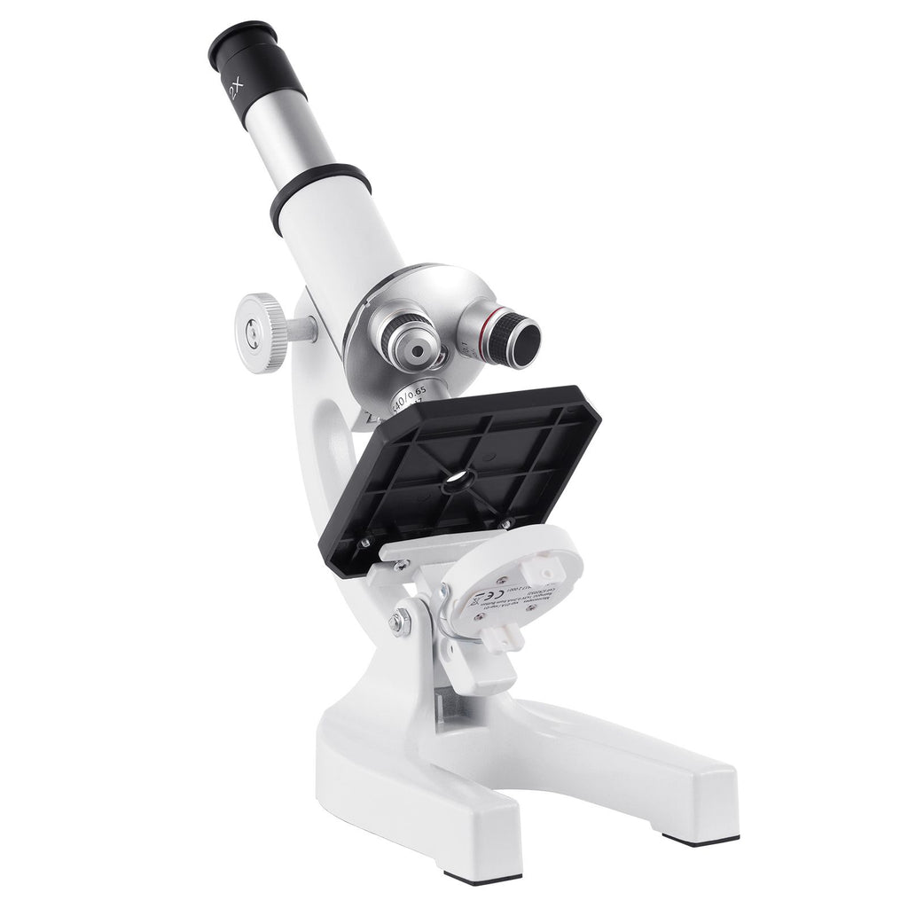 Microscope for Kids Adults, 40X-2000X Professional Compound Microscope Mobile Phone Adapter with LED Light, for Laboratory, School, Home, Education