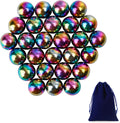 27Pcs Magnet Rainbow Ball Fidget Toy, DIY Hematite Stones Toys for Adults, Science Kit for Anxiety Relief, Magnetic Rattle Snake Birthday Gift Filler Stuffer Party Favors