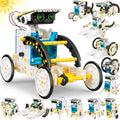 13-in-1 Solar Power Robots Creation Toy, Educational Experiment DIY Robotics Kit, Science Toy Solar Powered Building Robotics Set Age 8-12 for Boys Girls Kids Teens to Build