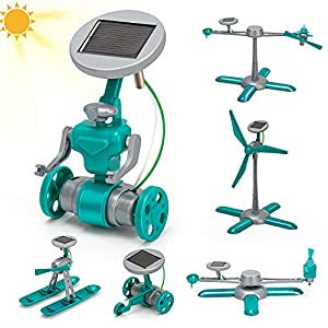 Solar robot toy DIY building set