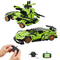 STEM Building Toys for Kids, 2-in-1 461 PCS Blocks, Remote Control Car Building Kits Remote & APP Controlled Car/Robot, RC STEM Robots Building Set Gifts for Boys Girls Aged 6+