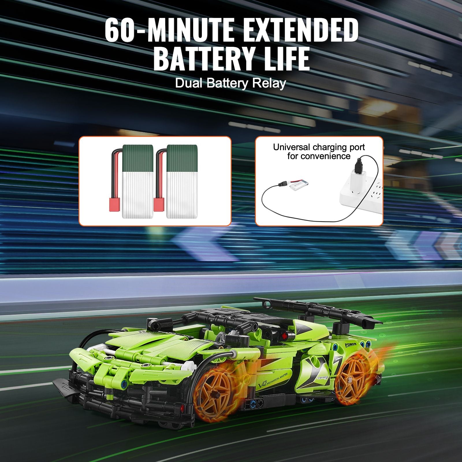 STEM Building Toys for Kids, 2-in-1 461 PCS Blocks, Remote Control Car Building Kits Remote & APP Controlled Car/Robot, RC STEM Robots Building Set Gifts for Boys Girls Aged 6+